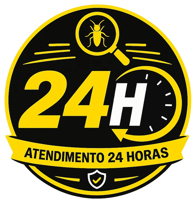 Selo de atendimento 24 horas Doctor Insect